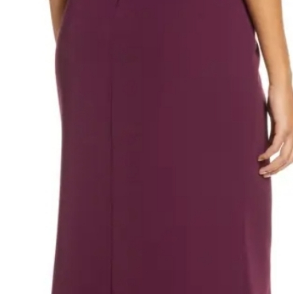 Ruffle Front Gown (Regular & Petite) - Picture 4 of 5